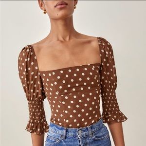 Reformation Portia top